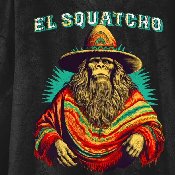 El Squatcho Bigfoot Saquatch Hooded Wearable Blanket