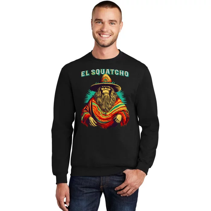 El Squatcho Bigfoot Saquatch Tall Sweatshirt