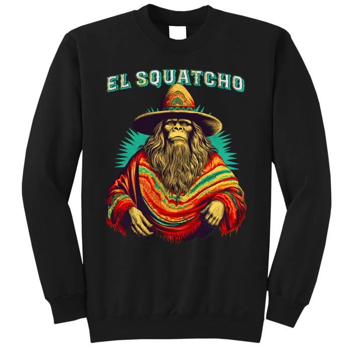 El Squatcho Bigfoot Saquatch Tall Sweatshirt