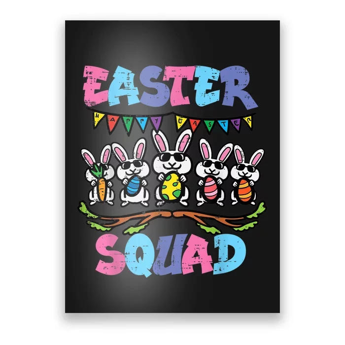 Easter Squad Bunnies Family Matching  Wo k.i.d.s y.o.u.t.h Poster