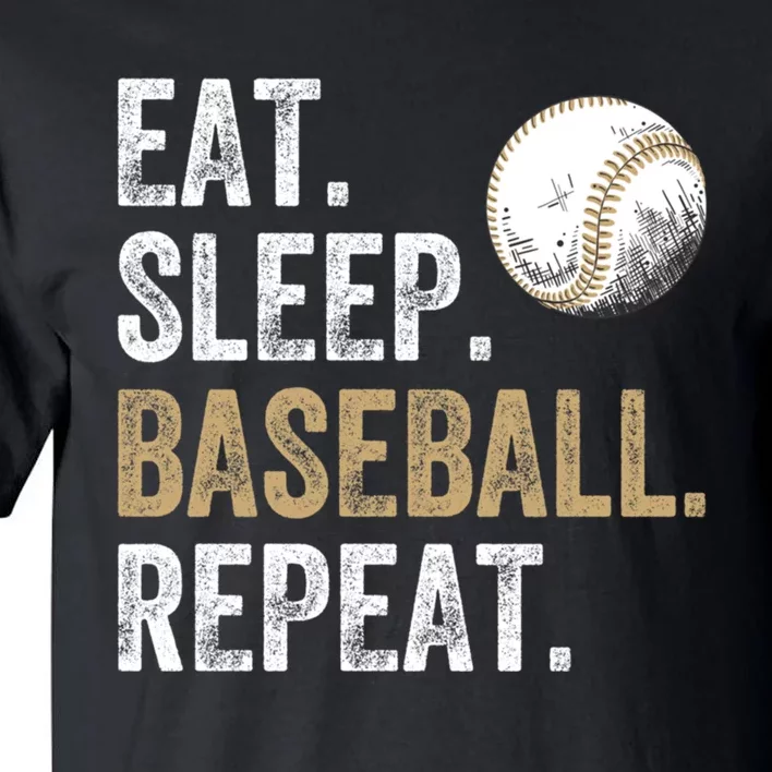 Eat Sleep Baseball Repeat Baseball Lover and Player Fan Tall T-Shirt