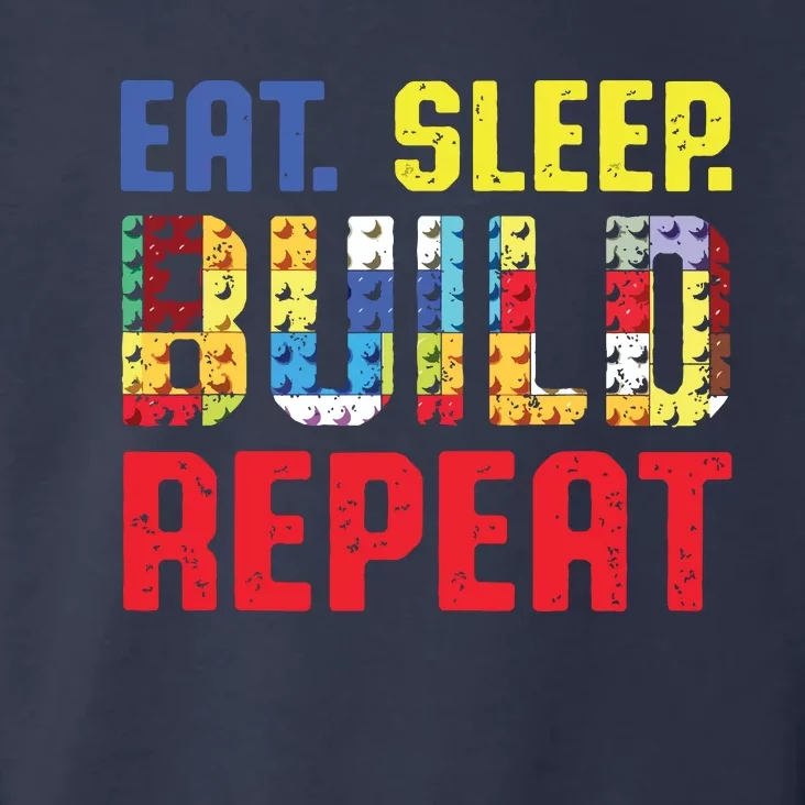 Eat Sleep Build Repeat Building Funny Builders Toddler Hoodie