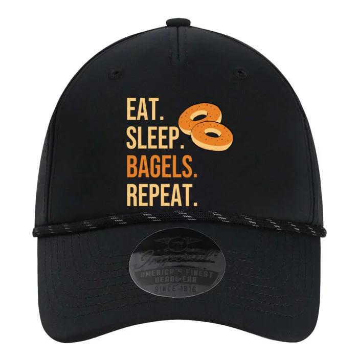 Eat Sleep Bagels Repeat Bagel Lovers Funny Baking Bakery Gift Performance The Dyno Cap