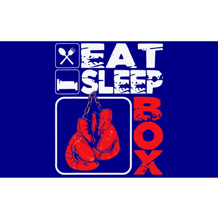 Eat Sleep Box Boxing Lover Gym Boxer Kickboxing Kickboxer Bumper Sticker