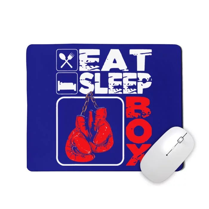 Eat Sleep Box Boxing Lover Gym Boxer Kickboxing Kickboxer Mousepad