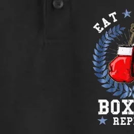 Eat Sleep Box Boxing Lover Gym Boxer Kickboxing Kickboxer Dry Zone Grid Performance Polo