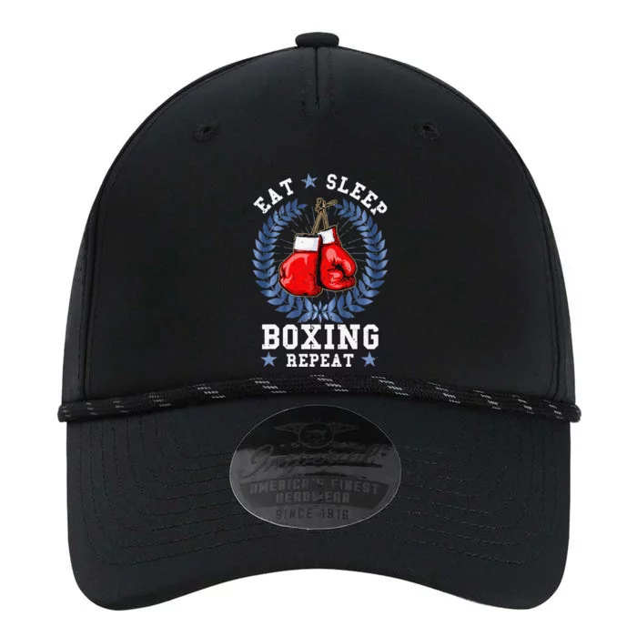 Eat Sleep Box Boxing Lover Gym Boxer Kickboxing Kickboxer Performance The Dyno Cap