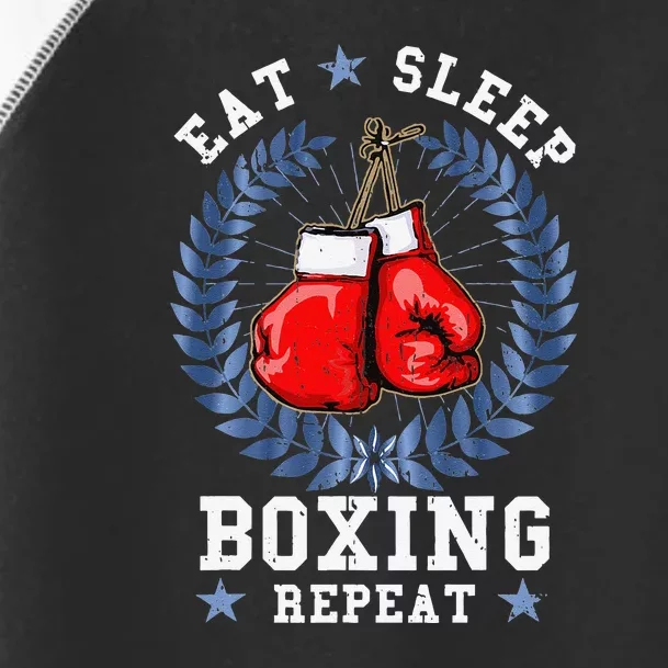 Eat Sleep Box Boxing Lover Gym Boxer Kickboxing Kickboxer Toddler Fine Jersey T-Shirt