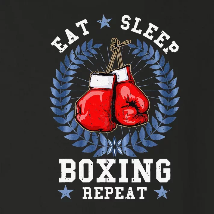 Eat Sleep Box Boxing Lover Gym Boxer Kickboxing Kickboxer Toddler Long Sleeve Shirt