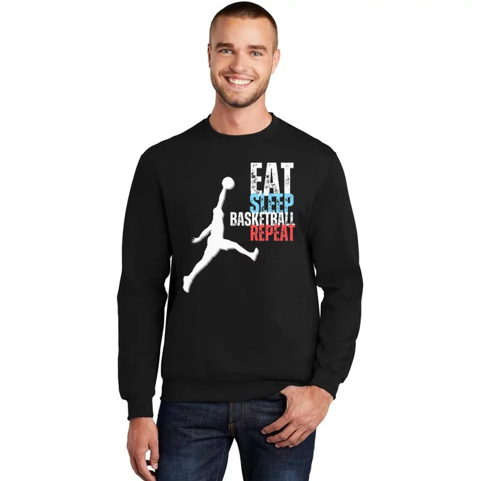 Eat Sleep Basketball Repeat Players Sweatshirt