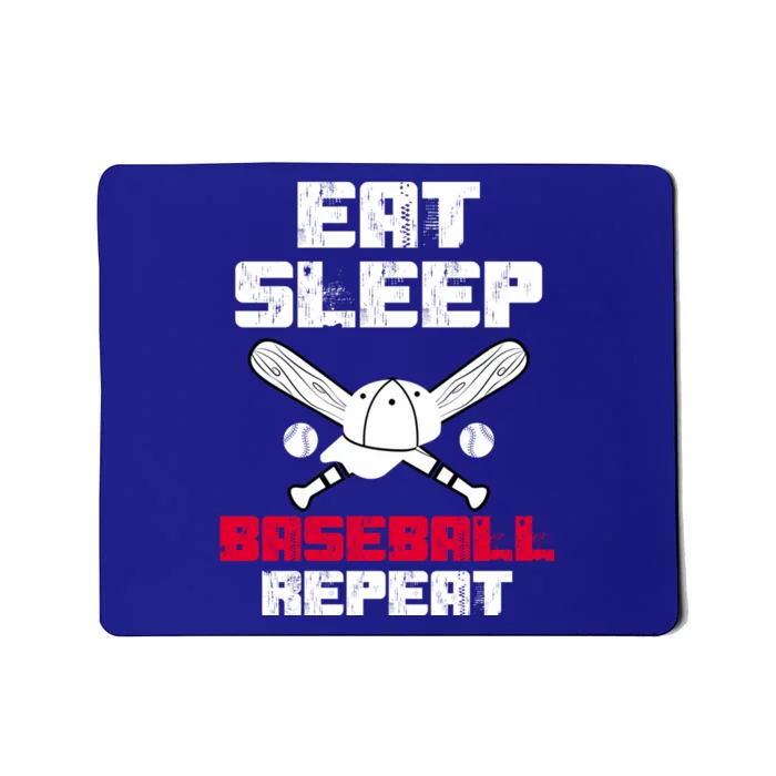 Eat Sleep Baseball Coaches Baseball Players Baseball Lovers Gift Mousepad