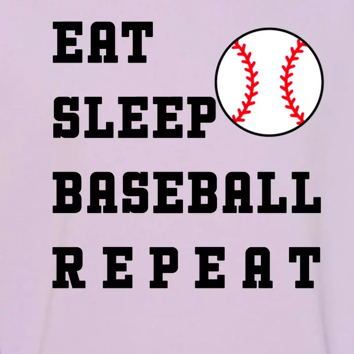 Eat Sleep Baseball Repeat Garment-Dyed Sweatshirt