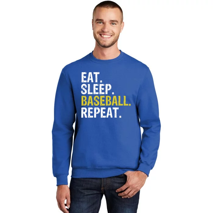 Eat Sleep Baseball Repeat Gift Tall Sweatshirt