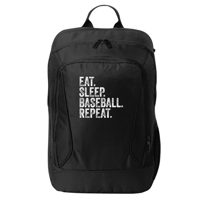 Eat Sleep Baseball Repeat City Backpack