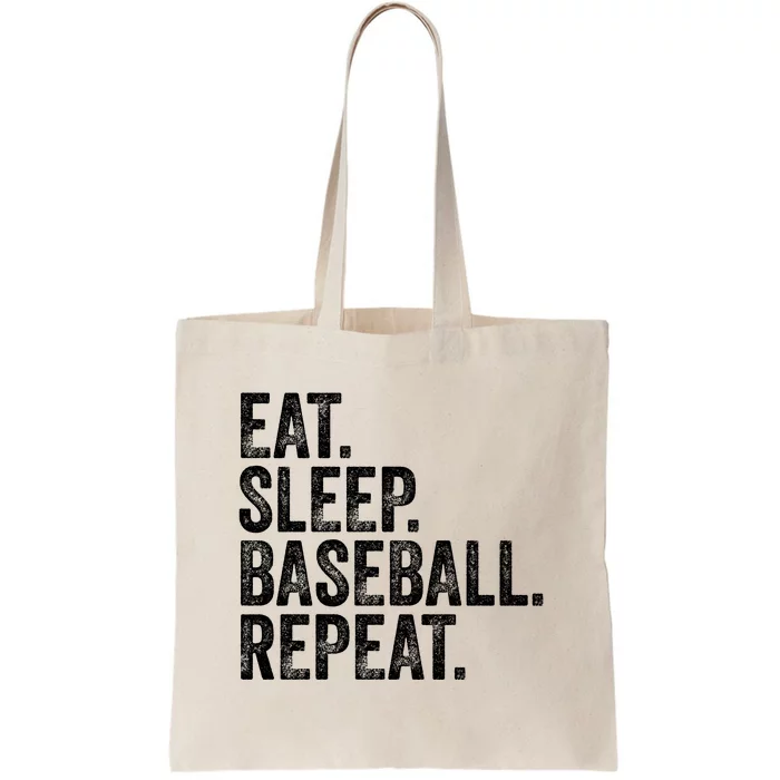 Eat Sleep Baseball Repeat Tote Bag