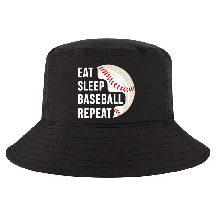 Eat Sleep Baseball Repeat Baseball Player Baseball Cool Comfort Performance Bucket Hat