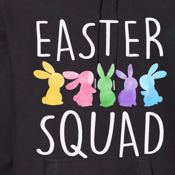 EASTER SQUAD Bunny Rabbit Funny Easter Day Premium Hoodie