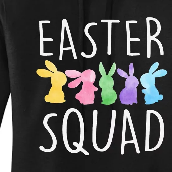 EASTER SQUAD Bunny Rabbit Funny Easter Day Women's Pullover Hoodie