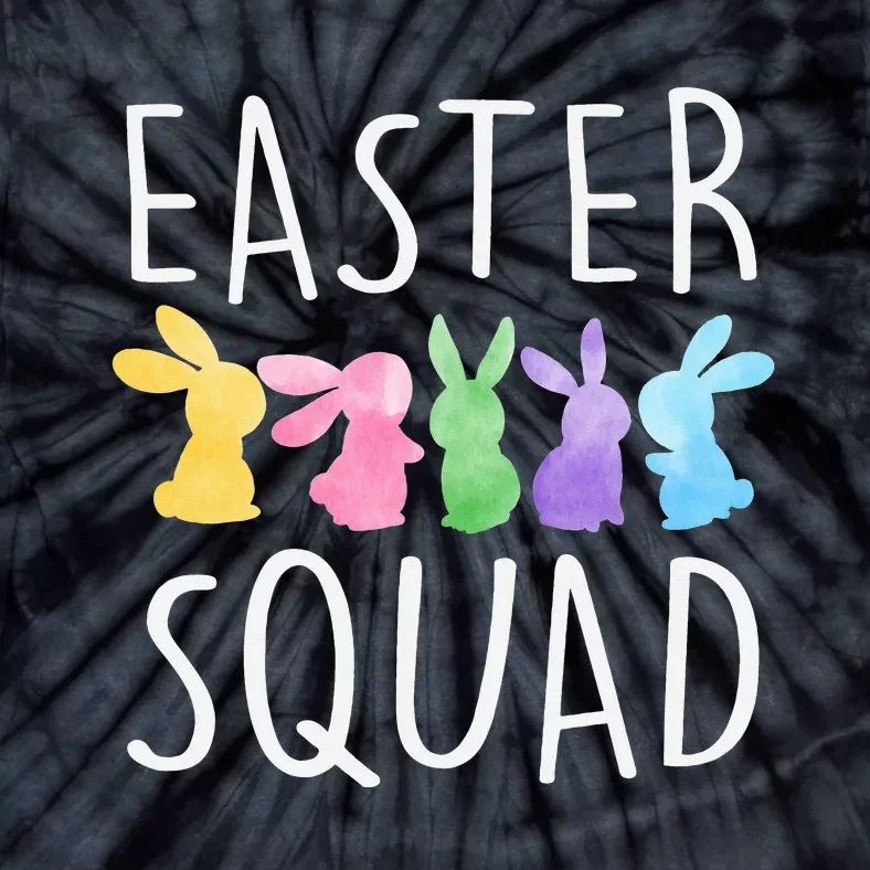 EASTER SQUAD Bunny Rabbit Funny Easter Day Tie-Dye T-Shirt