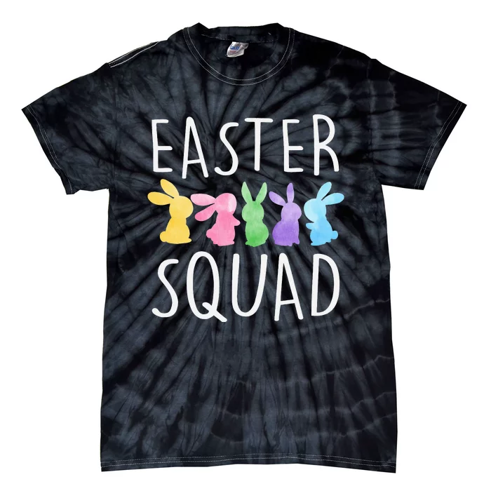 EASTER SQUAD Bunny Rabbit Funny Easter Day Tie-Dye T-Shirt