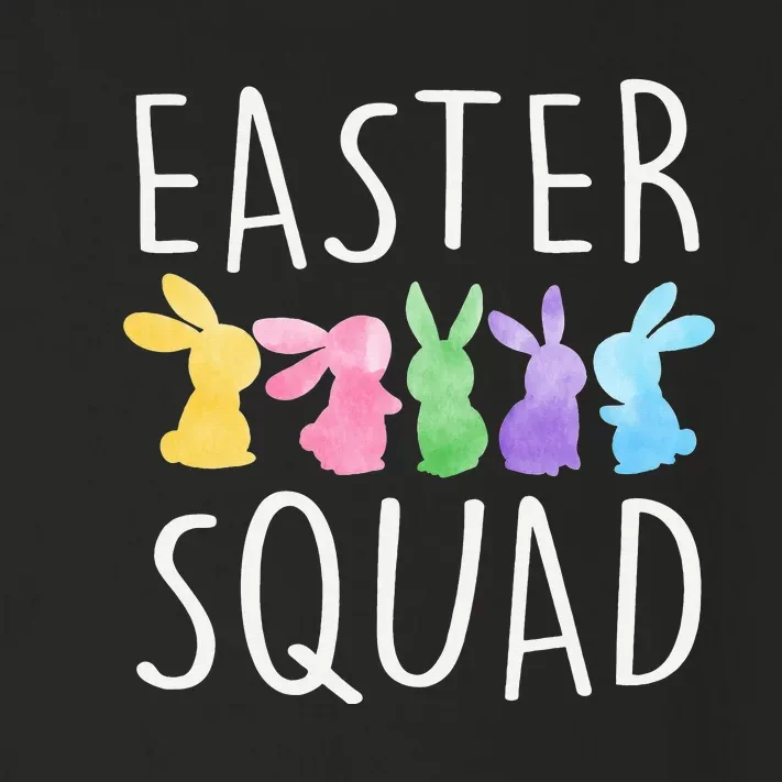 EASTER SQUAD Bunny Rabbit Funny Easter Day Toddler Long Sleeve Shirt