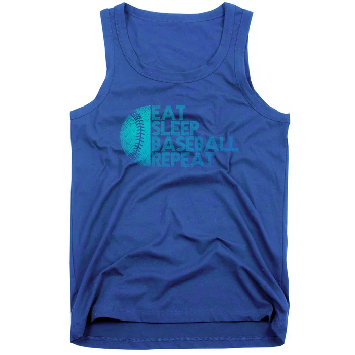 Eat Sleep Baseball Repeat Baseball Player Funny Baseball Gift Tank Top