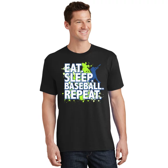 Eat Sleep Baseball Repeat T-Shirt