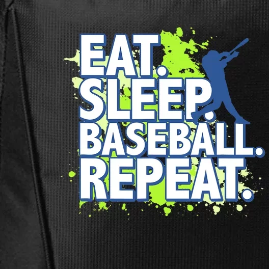 Eat Sleep Baseball Repeat City Backpack