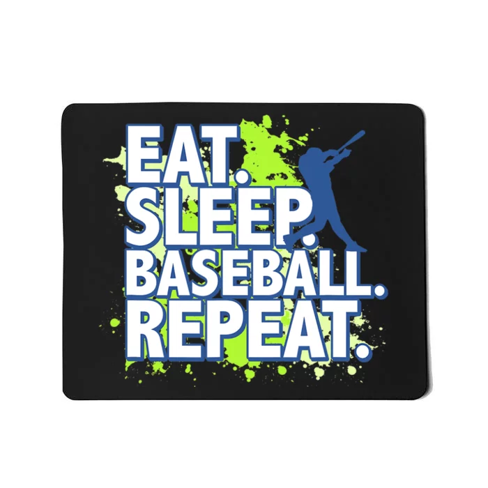 Eat Sleep Baseball Repeat Mousepad