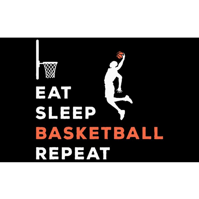 Eat Sleep Basketball Repeat Player Coach Hooper Bumper Sticker