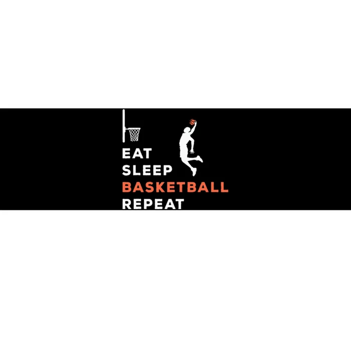 Eat Sleep Basketball Repeat Player Coach Hooper Bumper Sticker