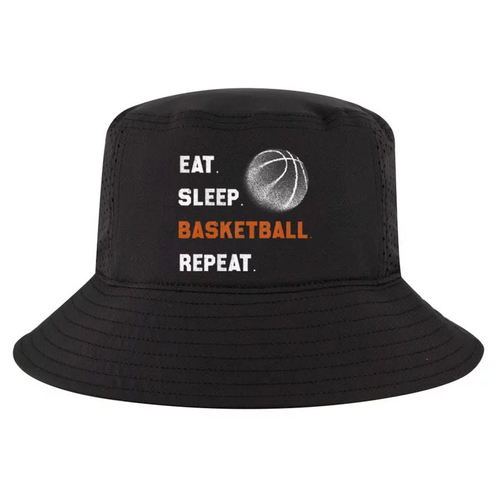 Eat Sleep Basketball Repeat Cool Comfort Performance Bucket Hat