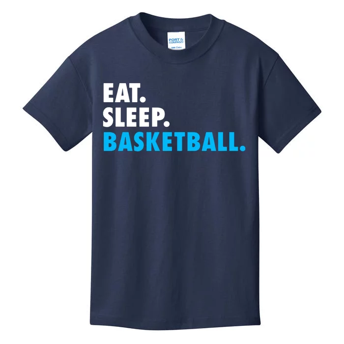 EAT SLEEP BASKETBALL Kids T-Shirt