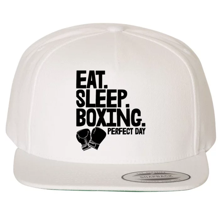 Eat Sleep Boxing Perfect Day Funny Wo Boxing Sports Love Premium Wool Snapback Cap