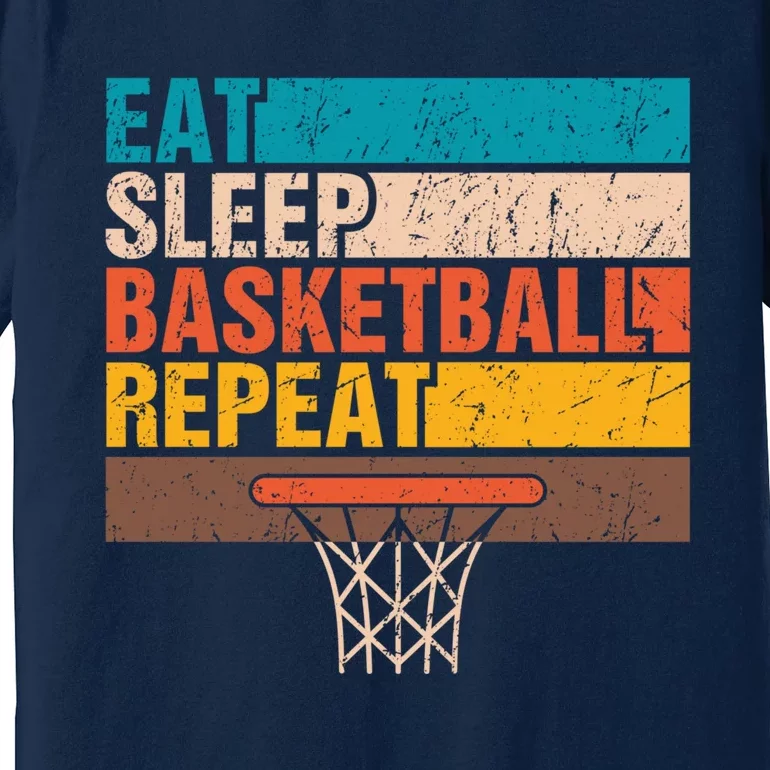 Eat. Sleep. Basketball. Repeat. Basketball Youths Bball Premium T-Shirt