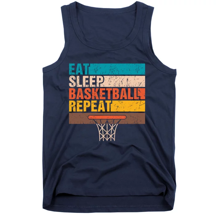 Eat. Sleep. Basketball. Repeat. Basketball Youths Bball Tank Top