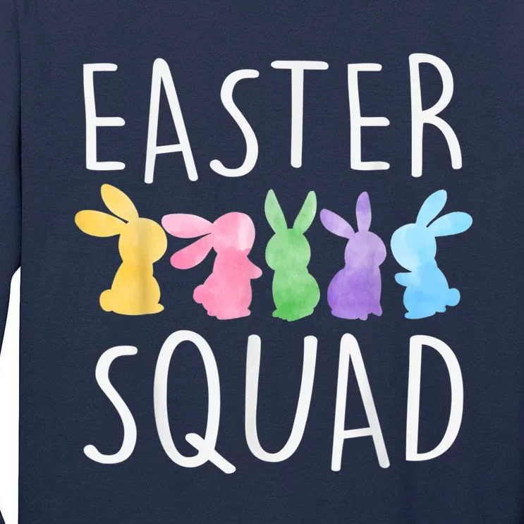 EASTER SQUAD Bunny Rabbit Funny Easter Day Women Tall Long Sleeve T-Shirt