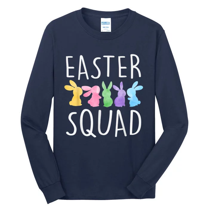 EASTER SQUAD Bunny Rabbit Funny Easter Day Women Tall Long Sleeve T-Shirt