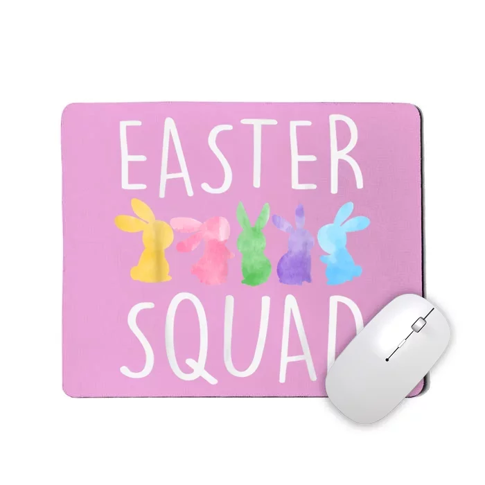 EASTER SQUAD Bunny Rabbit Funny Easter Day Women Mousepad