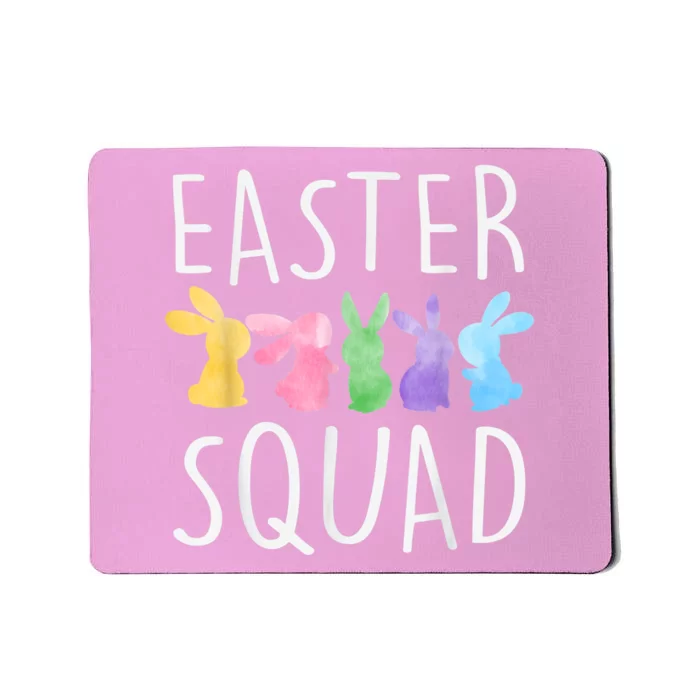 EASTER SQUAD Bunny Rabbit Funny Easter Day Women Mousepad