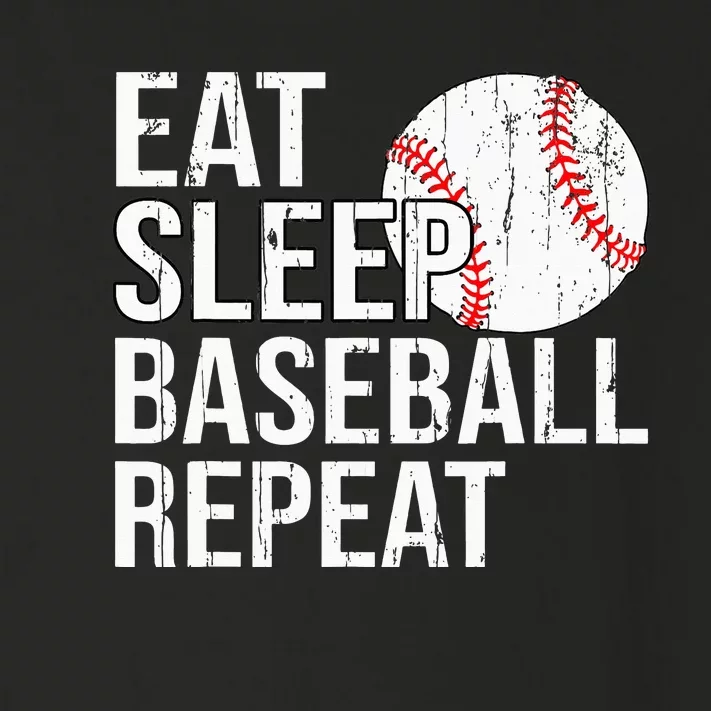 Eat Sleep Baseball Repeat Gifts For Fathers Day Toddler Long Sleeve Shirt