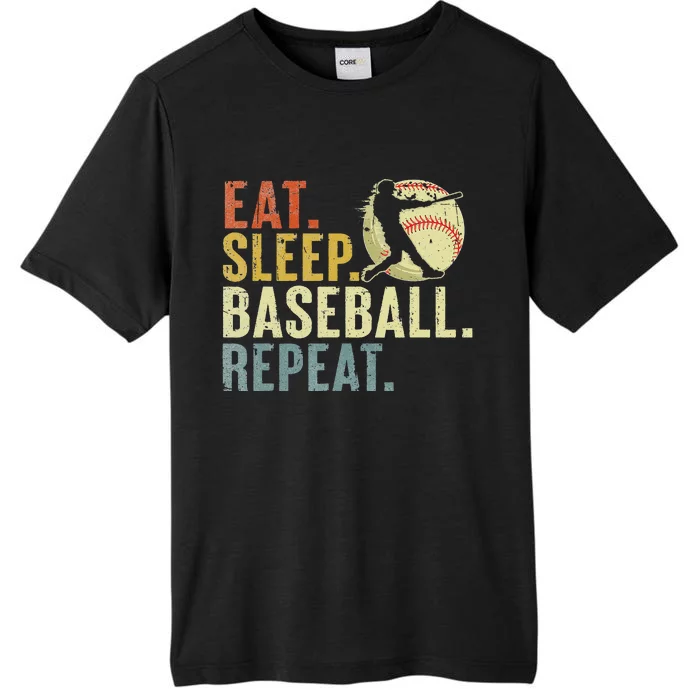 Eat Sleep Baseball Repeat Funny Baseball Lover ChromaSoft Performance T-Shirt