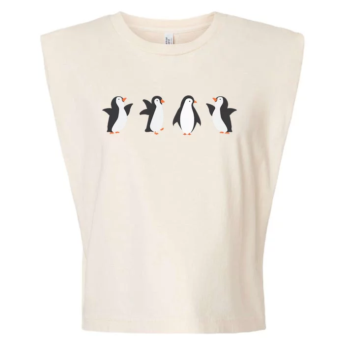 Emperor Sea Bird King Penguin Lover Penguin Garment-Dyed Women's Muscle Tee