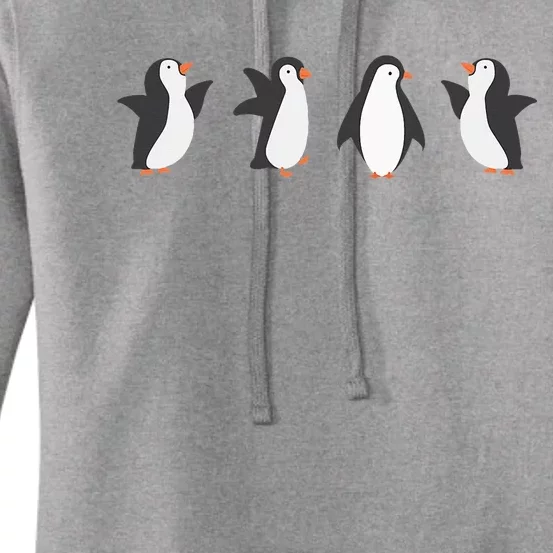 Emperor Sea Bird King Penguin Lover Penguin Women's Pullover Hoodie