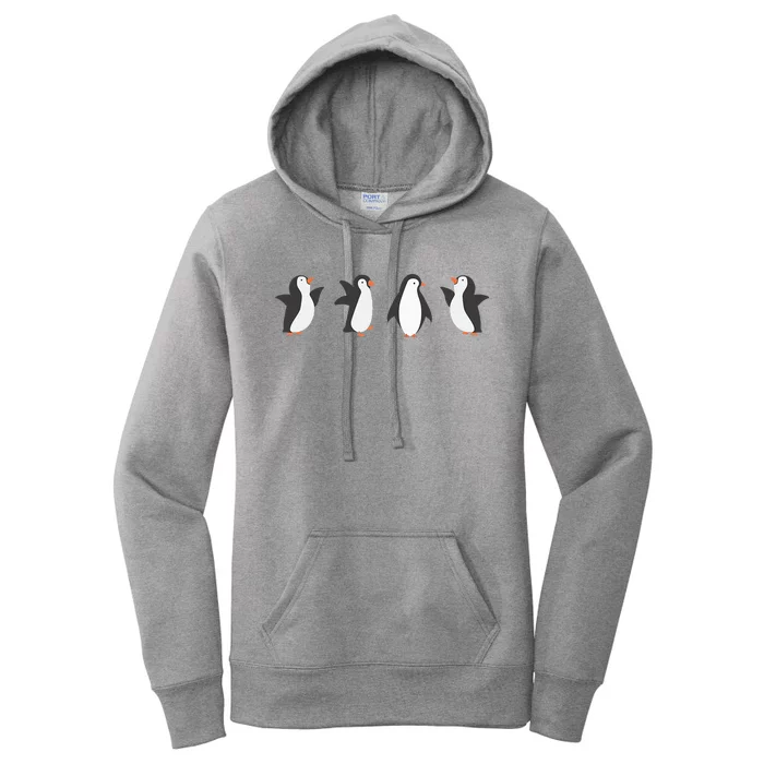 Emperor Sea Bird King Penguin Lover Penguin Women's Pullover Hoodie