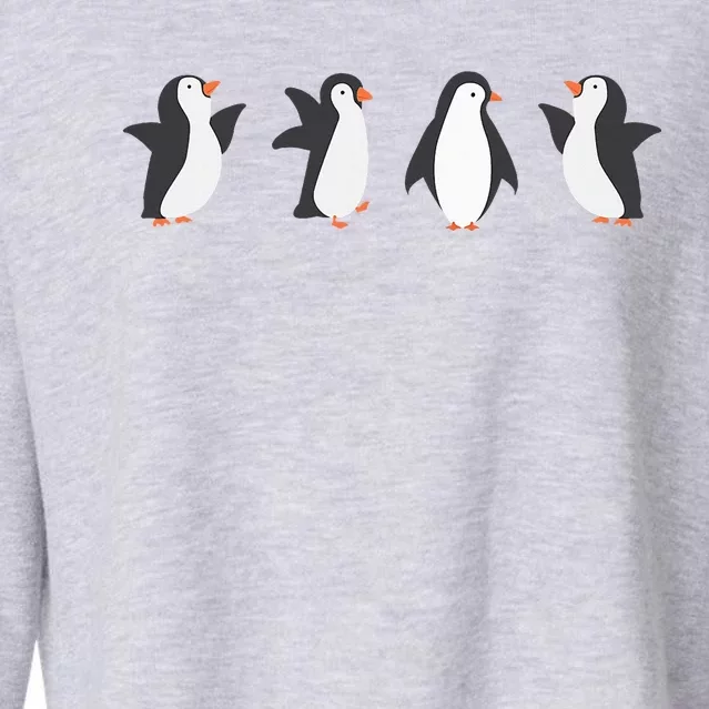 Emperor Sea Bird King Penguin Lover Penguin Cropped Pullover Crew