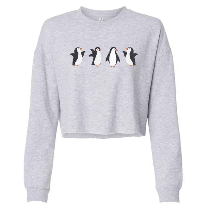 Emperor Sea Bird King Penguin Lover Penguin Cropped Pullover Crew