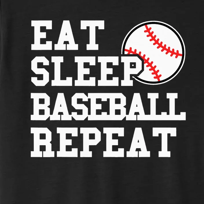 Eat Sleep Baseball Repeat Funny Baseball Lover ChromaSoft Performance T-Shirt