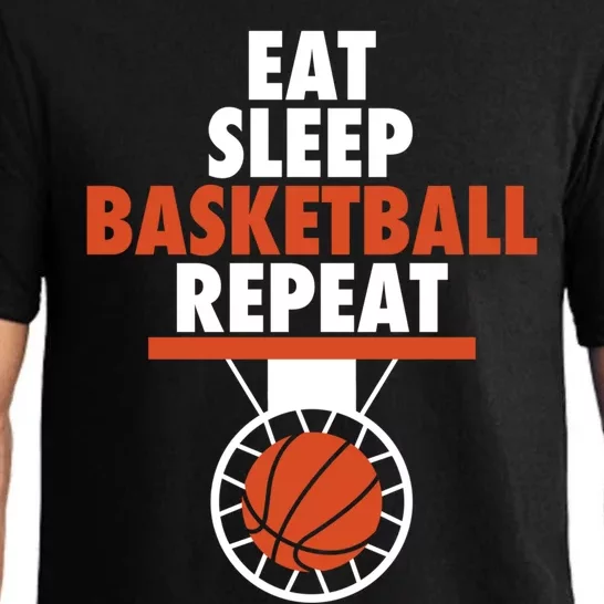 Eat Sleep Basketball Repeat Cool Basketball Sport Player Tee Gift Pajama Set