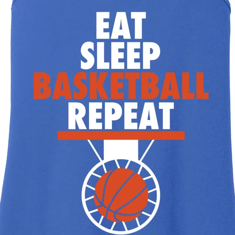 Eat Sleep Basketball Repeat Cool Basketball Sport Player Tee Gift Ladies Essential Tank